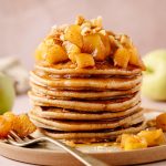 pancakes avena vegan senza glutine con mele cannella