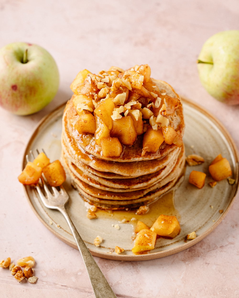pancakes avena vegan con sciroppo acero