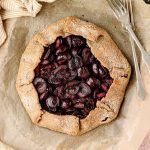 Galette alle ciliegie senza glutine e vegan